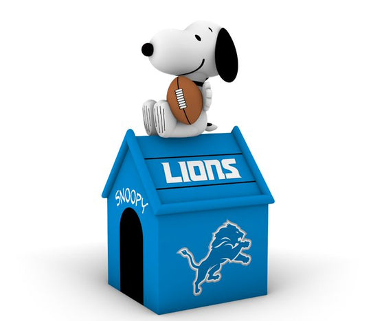 Detroit Lions NFL Inflatable Peanuts Snoopy Dog House 5' - Fan Shop TODAY