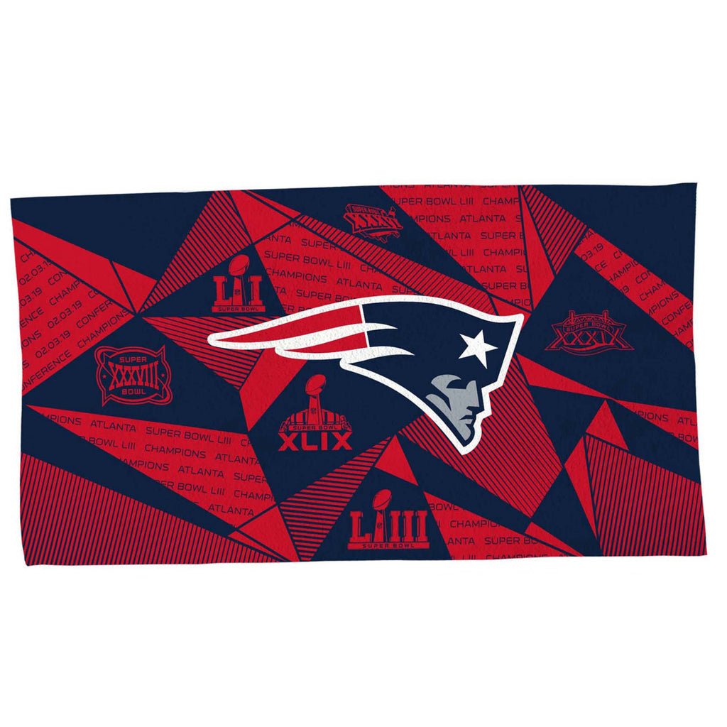 Navy New England Patriots Bowling Shammy Towel