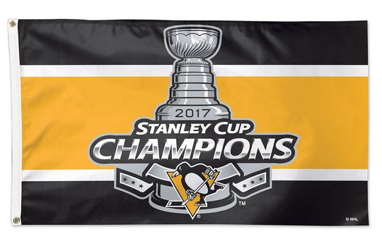 Penguins NHL 2017 Stanley Cup Champions - 3' x 5' Flag - Fan Shop TODAY