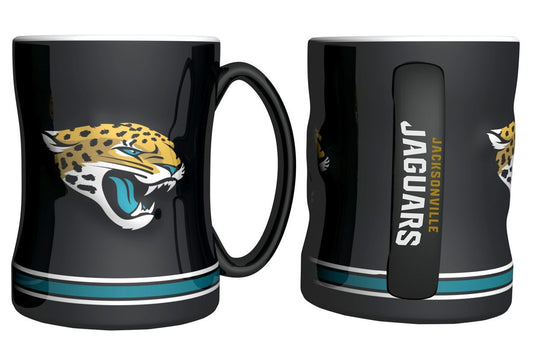 Jacksonville Jaguars NFL Coffee Mug - 14oz Sculpted Relief Mug - Fan Shop TODAY