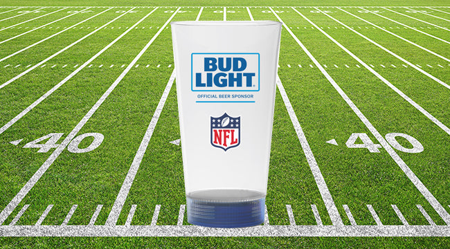 Bud Light Super Bowl LII 52 Touchdown Glass 24oz.