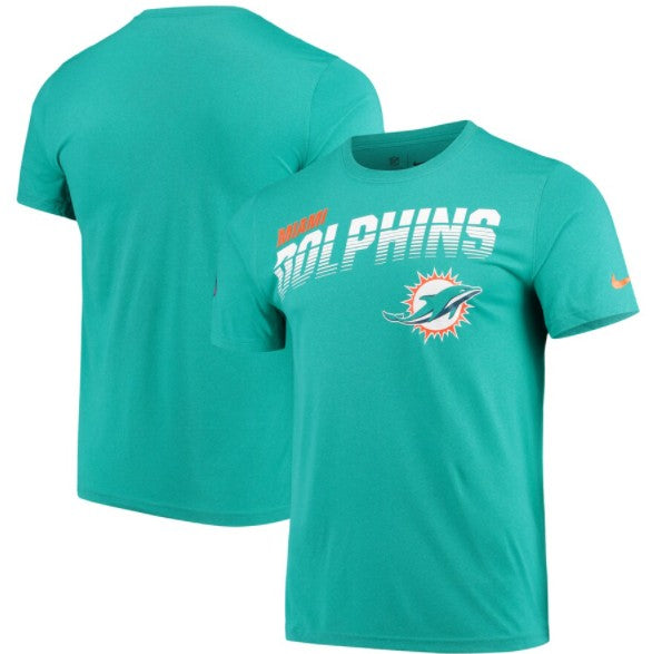 Miami Dolphins Nike Sideline Line of Scrimmage T-Shirt M / Aqua by Fan Shop Today