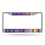 Los Angeles Lakers 2020 NBA Champions Plate frames - Fan Shop TODAY