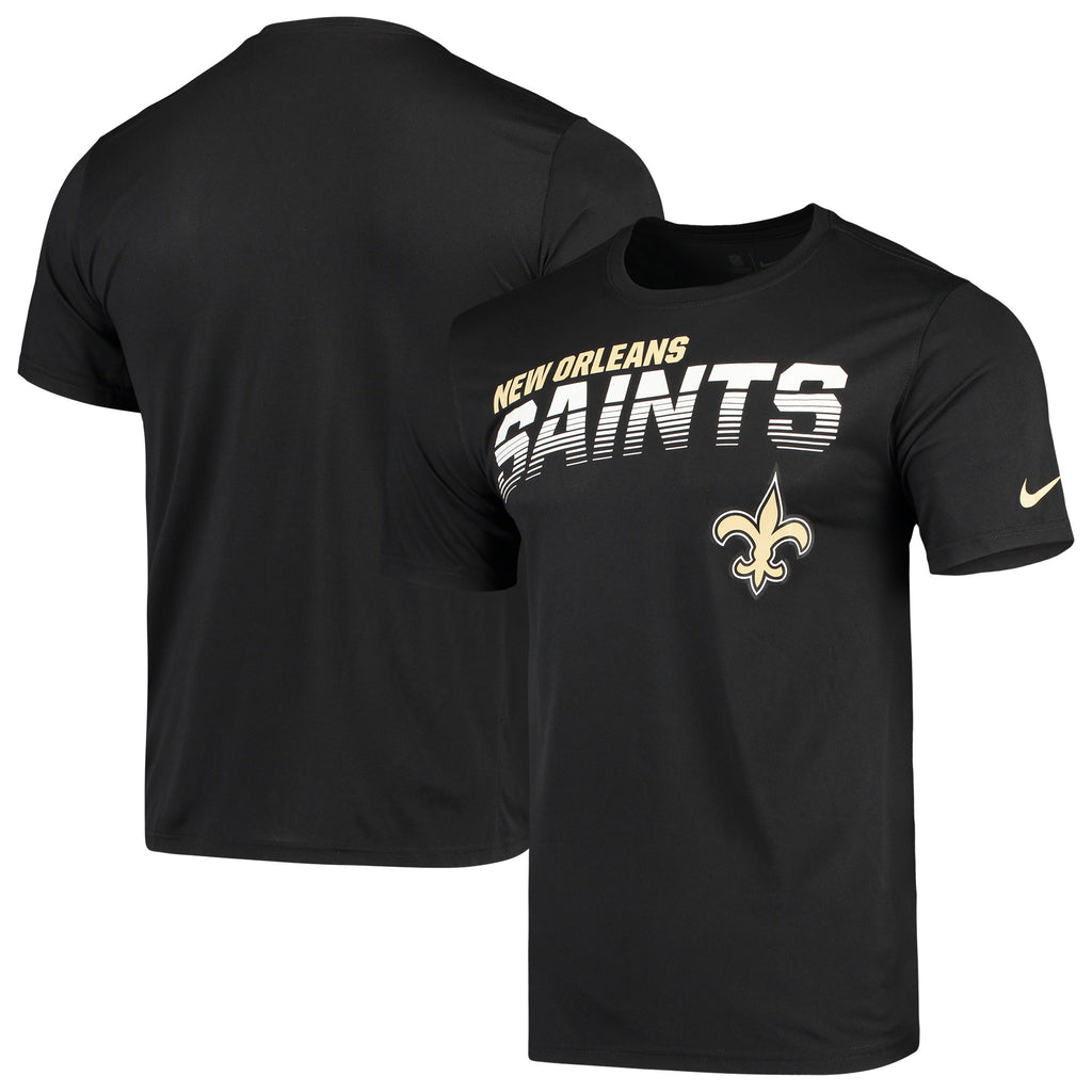 New Orleans Saints Nike Sideline Impact Legend Performance Long Sleeve T- Shirt - Black