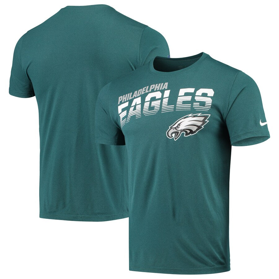 Men's Nike Midnight Green Philadelphia Eagles Team Wordmark T-Shirt