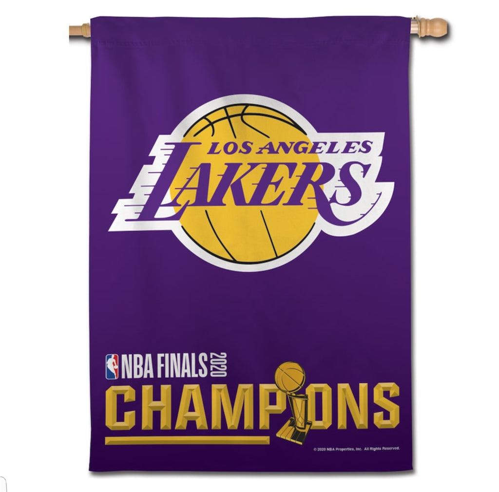 Los Angeles Lakers 17 Time Champions Outdoor Large Grommet Banner Flag