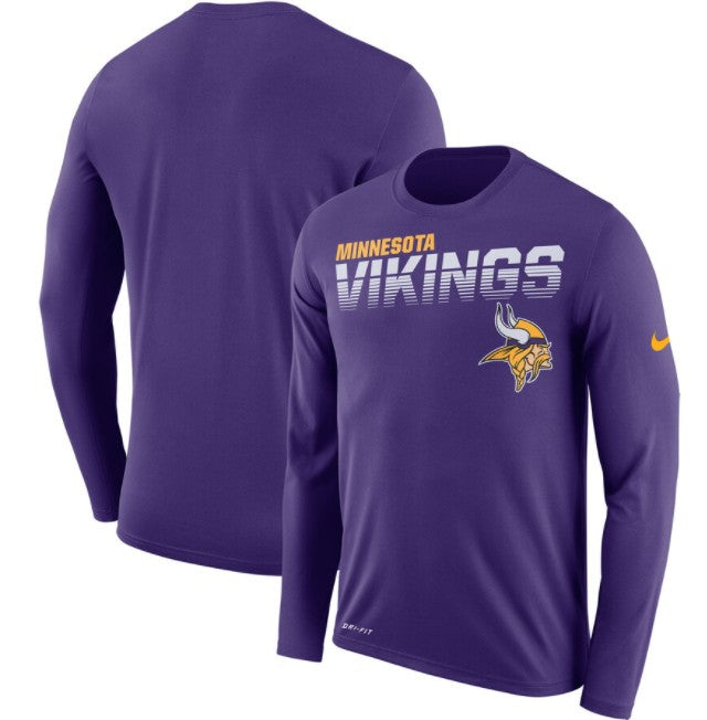 Nike Minnesota Vikings Dri Fit Training T Shirt NFL Equipment