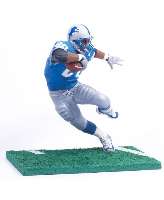 NFL Legends Figure: Barry Sanders Detroit Lions Blue Jersey
