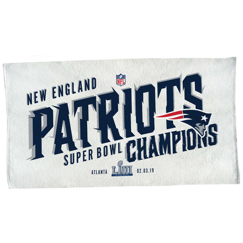 Men's New Era White/Gray New England Patriots Super Bowl LIII Champions  Trophy Collection Locker Room