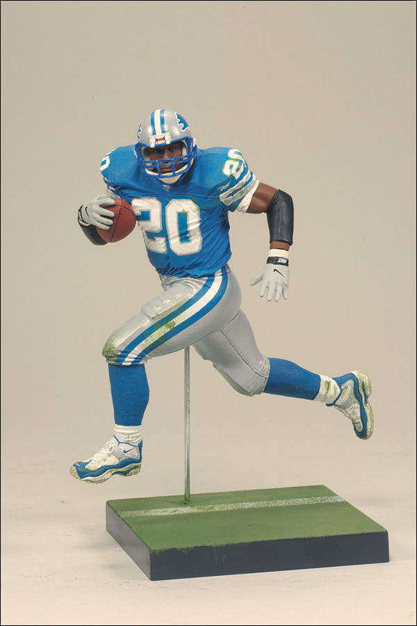 Barry Sanders w/White Jersey (Detroit Lions) NFL 7 Figure McFarlane's  SportsPicks (PRE-ORDER ships December) - McFarlane Toys Store