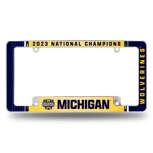 Michigan Wolverines 2023 National Champions Chrome Frame - Fan Shop TODAY
