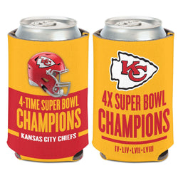 Kansas City Chiefs Super Bowl LVIII Champions 12oz. Can Coolers - Fan Shop TODAY