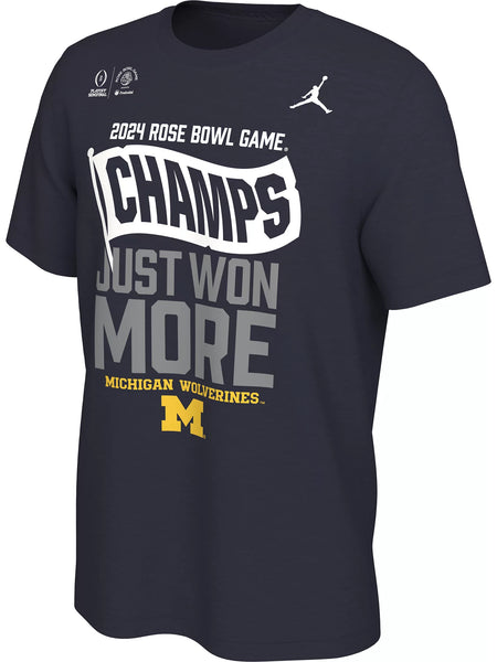 Michigan Wolverines Jordan 2024 Rose Bowl Champions Locker Room T-Shirt - Fan Shop TODAY
