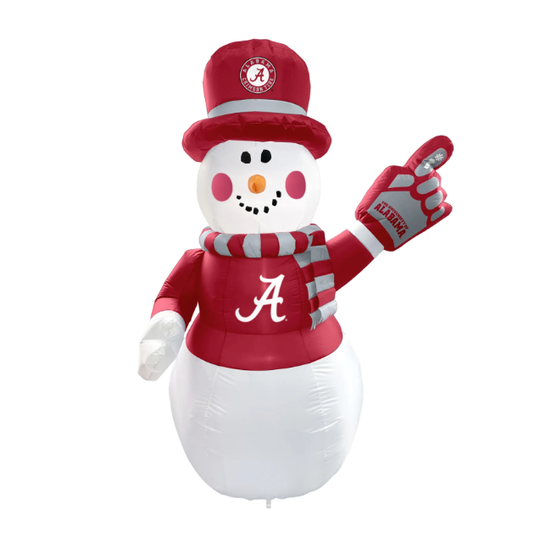 Alabama Crimson Tide NCAA Inflatable Snowman 7' - Fan Shop TODAY