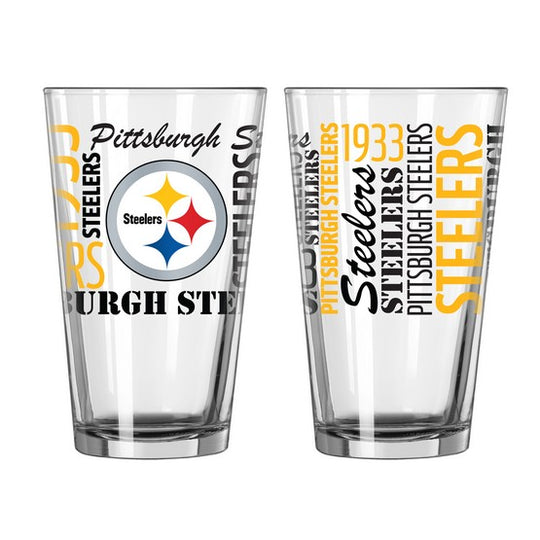 Steelers NFL 16oz. High Ball Pint Glass 2 Pack - Fan Shop TODAY
