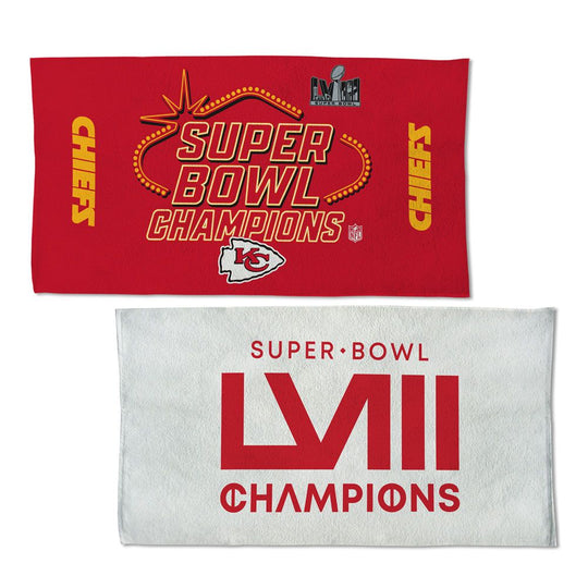Kansas City Chiefs Super Bowl LVIII Champions 22" x 42" Locker Room Towel - Fan Shop TODAY