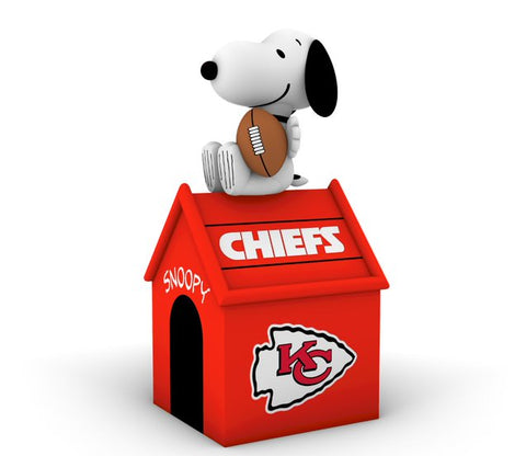 Kansas City Chiefs NFL Inflatable Peanuts Snoopy Dog House 5' - Fan Shop TODAY