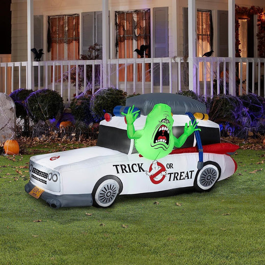 Ghostbuster's Ecto-1 Mobile w/Slimer Inflatable 7' - Fan Shop TODAY