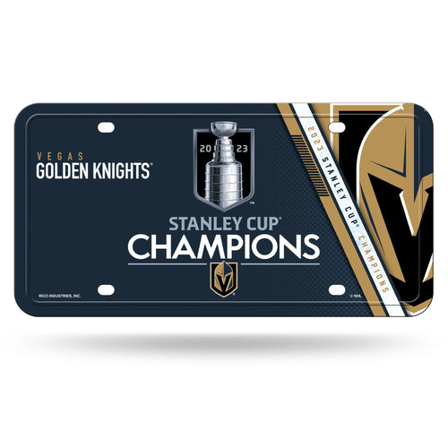 Las Vegas Golden Knights Stanley Cup Champions Metal License Plate - Fan Shop TODAY