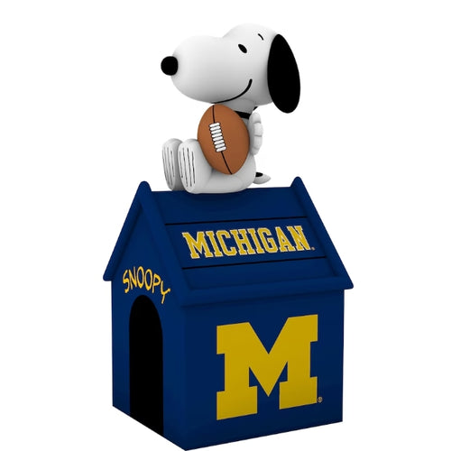 Michigan Wolverines NCAA Inflatable Peanuts Snoopy Dog House 5' - Fan Shop TODAY