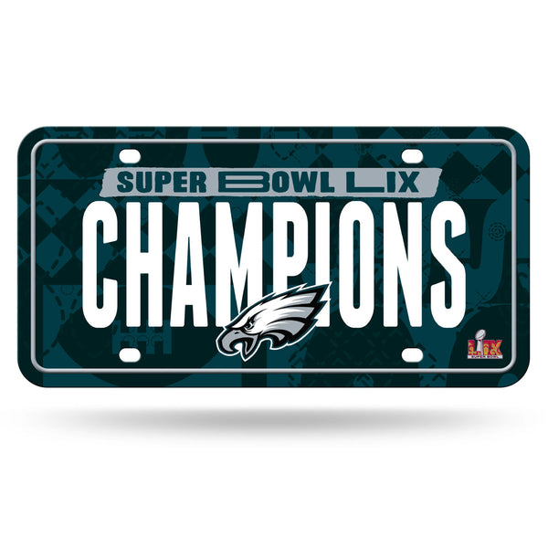 Philadelphia Eagles Super Bowl Champions Metal License Plate - Fan Shop TODAY