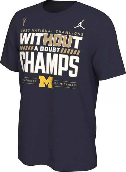 Michigan Wolverines 2023 National Champions Jordan Locker Room T-Shirt - Fan Shop TODAY
