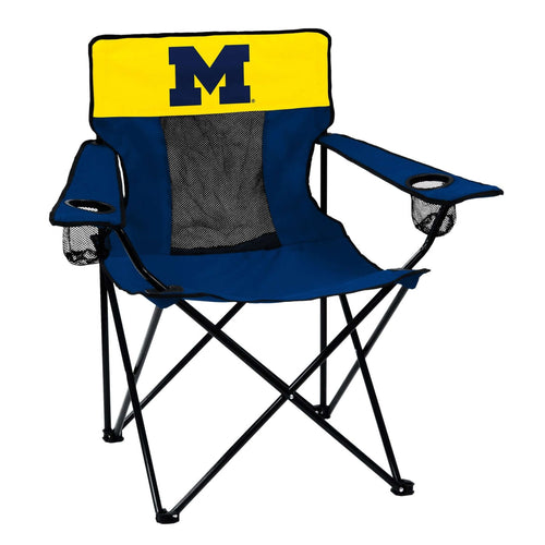 Michigan Wolverines Elite Tailgate Chair - Logo Chair - Fan Shop TODAY