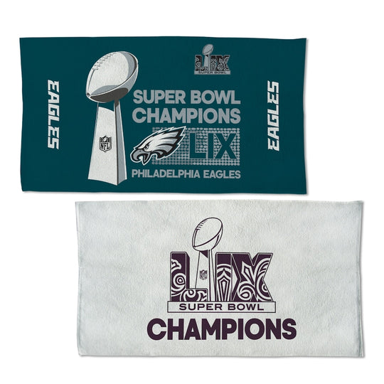 Philadelphia Eagles Super Bowl Champions 22" x 42" On-Field Locker Room Towel - Fan Shop TODAY