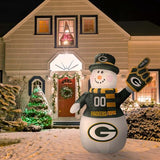 Green Bay Packers NFL Inflatable Snowman 7' - Fan Shop TODAY