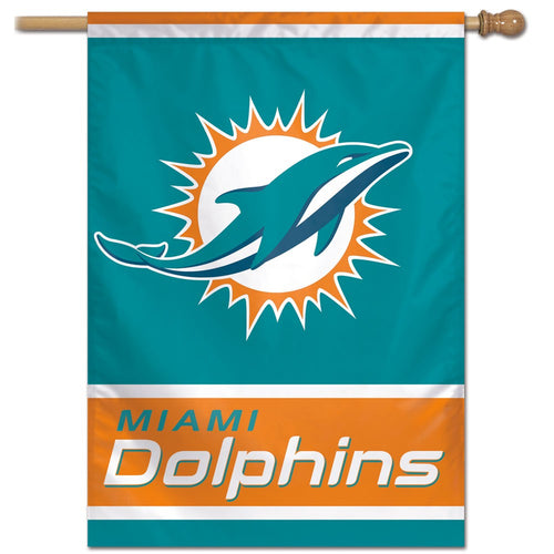 Miami Dolphins Vertical Flag (28" x 40") - Fan Shop TODAY
