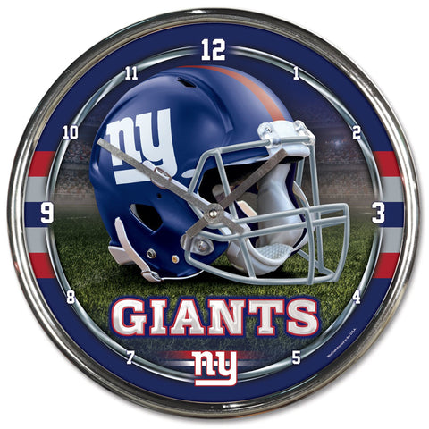 New York Giants NFL Chrome Wall Clock 12.75" - Fan Shop TODAY