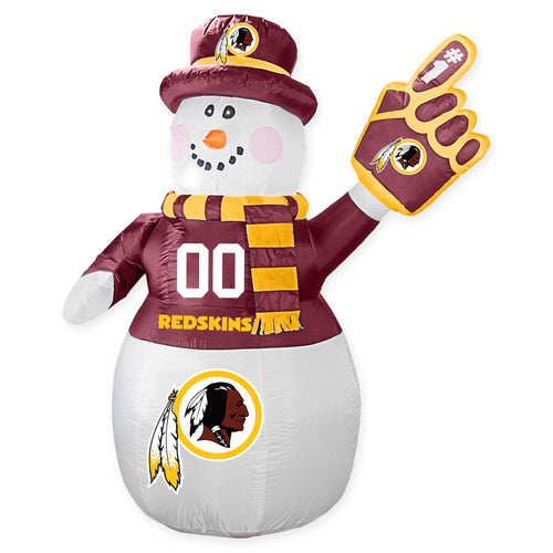 Washington Commanders NFL Inflatable Snowman 7' - Fan Shop TODAY