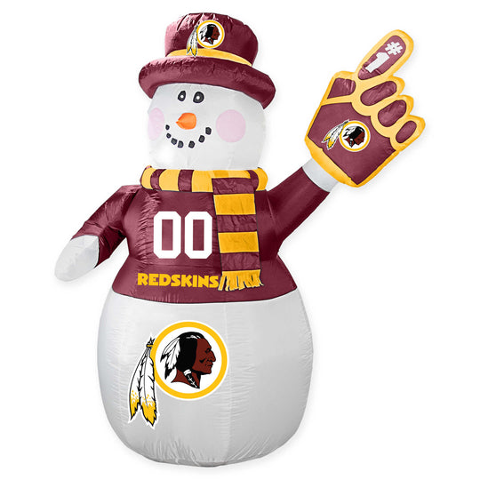 Washington Commanders NFL Inflatable Snowman 7' - Fan Shop TODAY