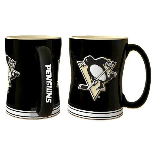 Penguins NHL Coffee Mug - 14oz Sculpted Relief Mug - Fan Shop TODAY