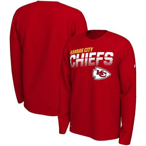 Kansas City Chiefs Nike Sideline Line of Scrimmage Long Sleeve T-Shirt