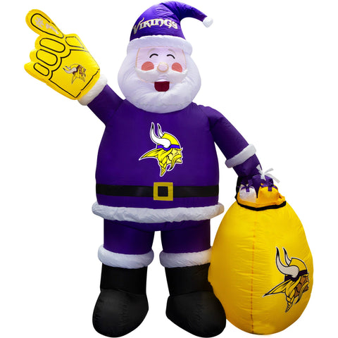 Minnesota Vikings 7' Inflatable Santa - Fan Shop TODAY