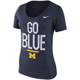 Michigan Wolverines Nike Women's Local Spirit Scoop Neck T-Shirt - Fan Shop TODAY
