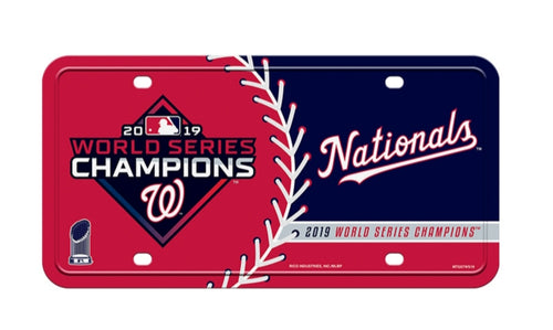 Washington Nationals World Series Champions License Plate - Fan Shop TODAY