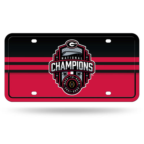 Georgia Bulldogs 2022 National Champions Metal License Plate - Fan Shop TODAY