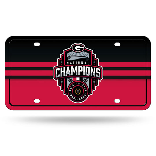 Georgia Bulldogs 2022 National Champions Metal License Plate - Fan Shop TODAY