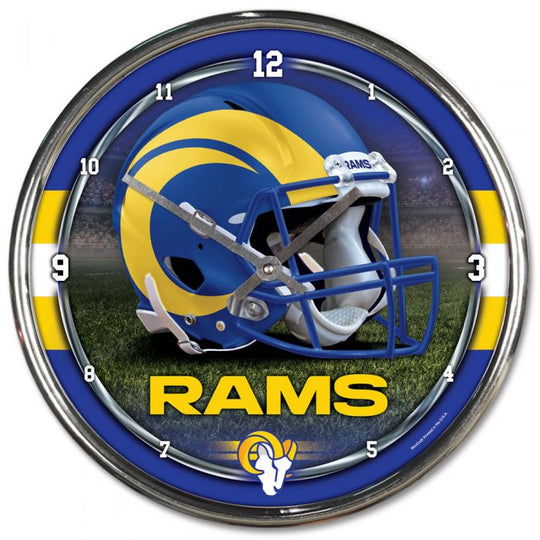 Los Angeles Rams NFL Chrome Wall Clock - Fan Shop TODAY