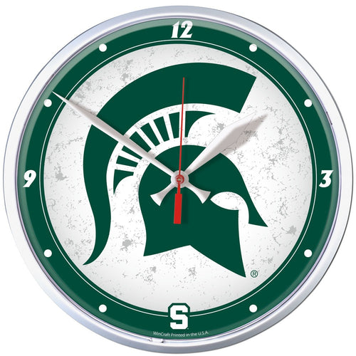 Spartans NCAA Wall Clock 12.75" - Fan Shop TODAY