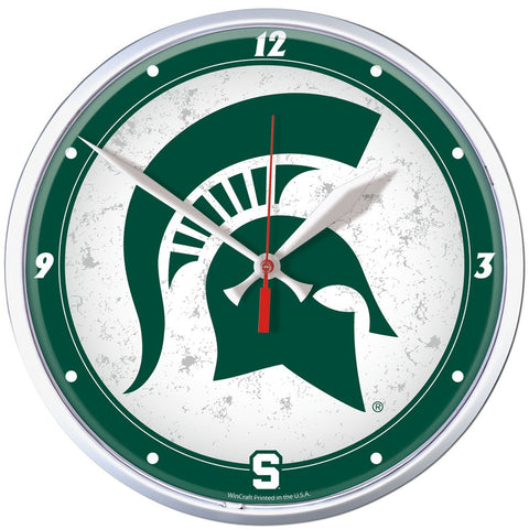 Spartans NCAA Wall Clock 12.75" - Fan Shop TODAY