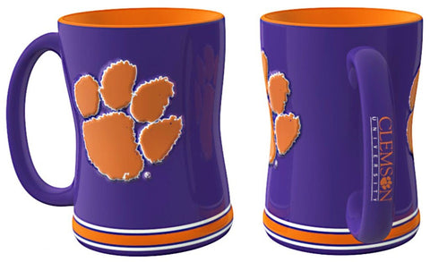Clemson Tigers NCAA Coffee Mug - 14oz Sculpted Relief - Fan Shop TODAY