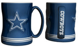 Cowboys NFL Coffee Mug - 14oz Sculpted Relief - Fan Shop TODAY