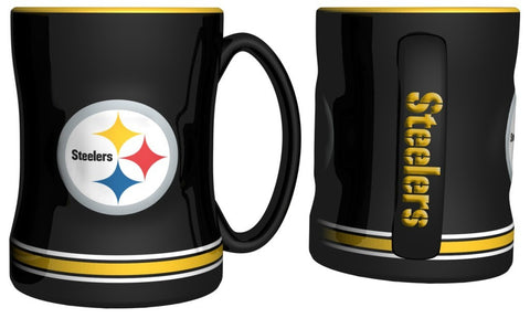 Pittsburgh Steelers NFL Coffee Mug - 14oz Sculpted Relief Mug - Fan Shop TODAY