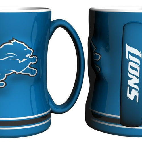 Lions NFL Coffee Mug - 14oz Sculpted Relief - Fan Shop TODAY