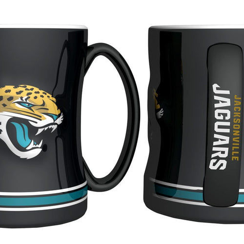 Jacksonville Jaguars NFL Coffee Mug - 14oz Sculpted Relief Mug - Fan Shop TODAY