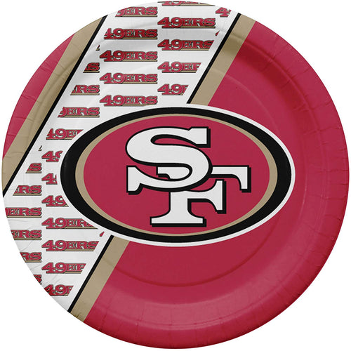San Francisco 49ERS NFL Paper Plates (32 Count) - Fan Shop TODAY