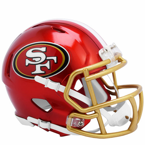 San Francisco 49ers NFL Riddell Speed FLASH Alternate Mini Helmet - Fan Shop TODAY